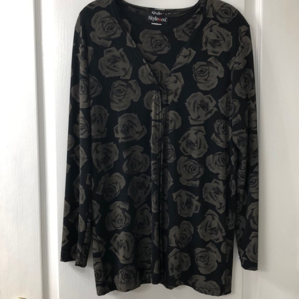 Style & Company 2 Piece-Sleeveless Top and Matching Jacket